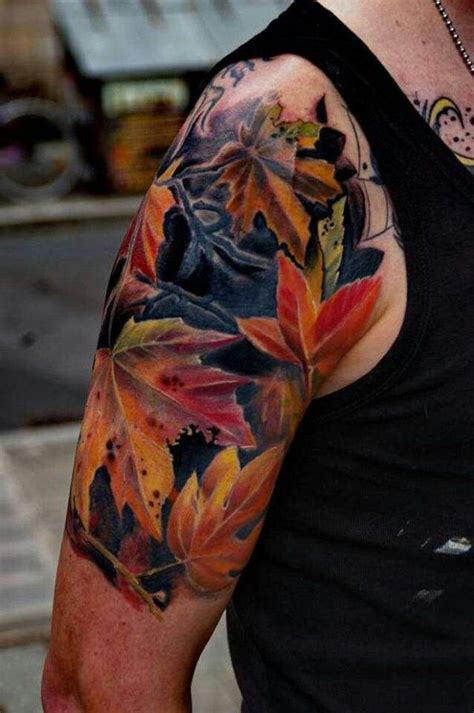 autumn rose tattoo|best autumn tattoo designs.